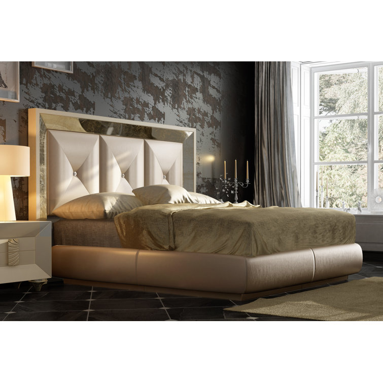 Hispania Home London Upholstered Bed Wayfair